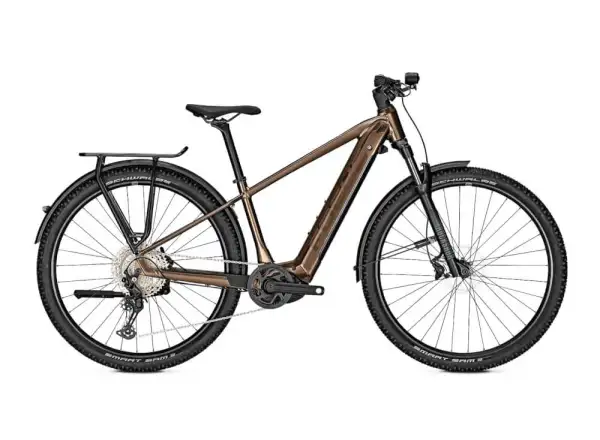 Focus Aventura2 6.8 Small DI Mountain E-Bike Gold Brown.