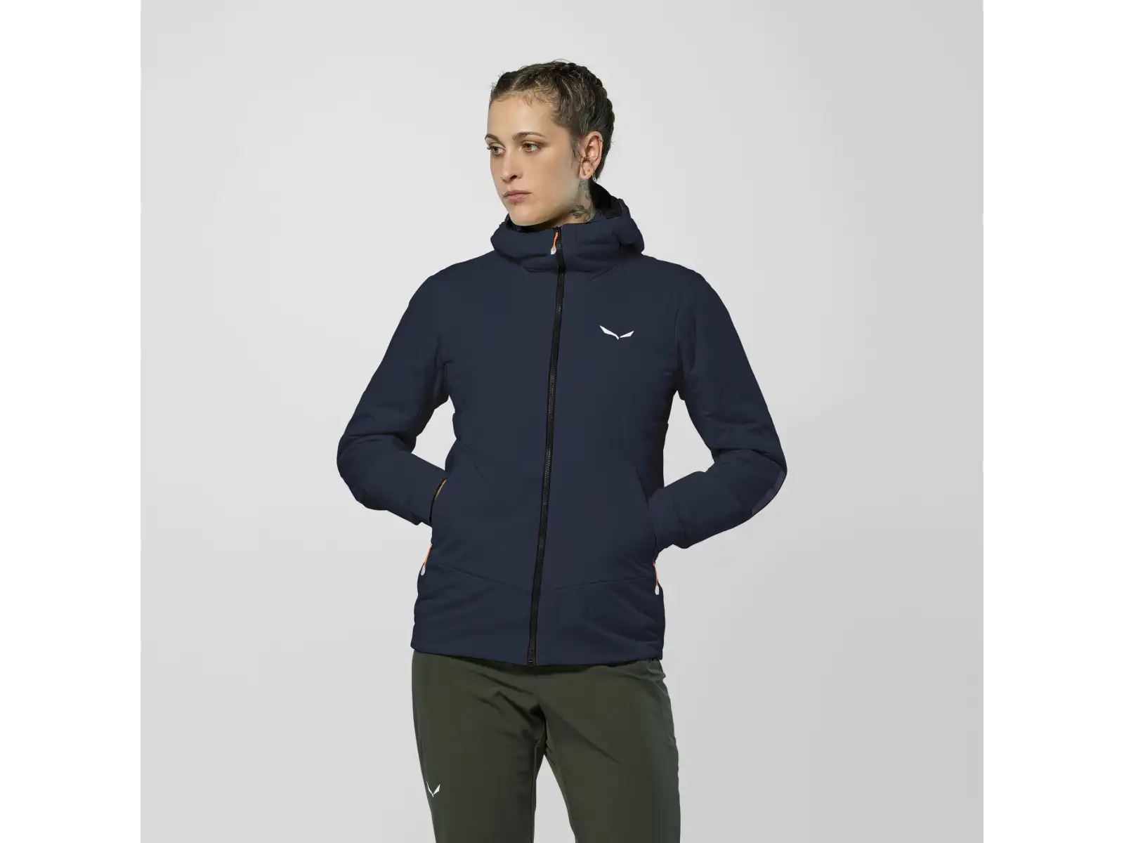 Salewa Pedroc Tirolwool® Air Hybrid Damenjacke Navy Blazer