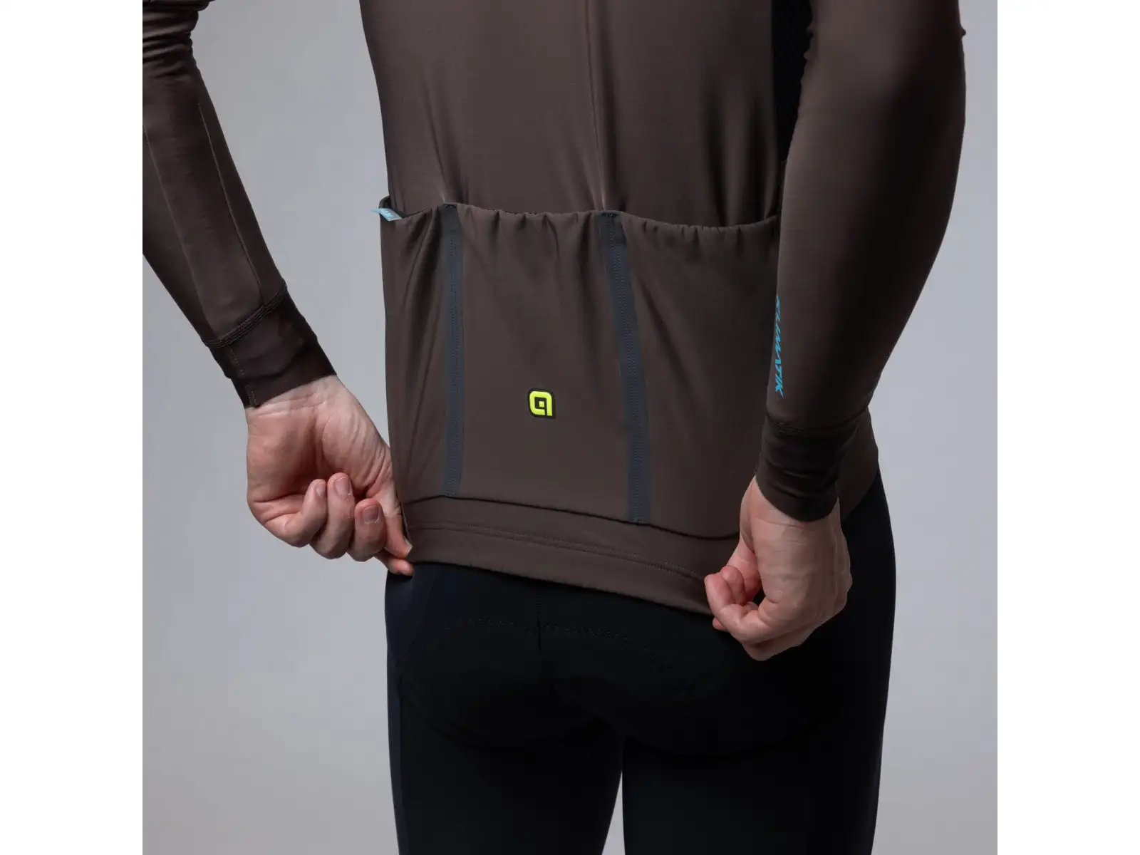 Alé Klimatik K-Idro Herren gefüttertes Fahrradtrikot Coffee