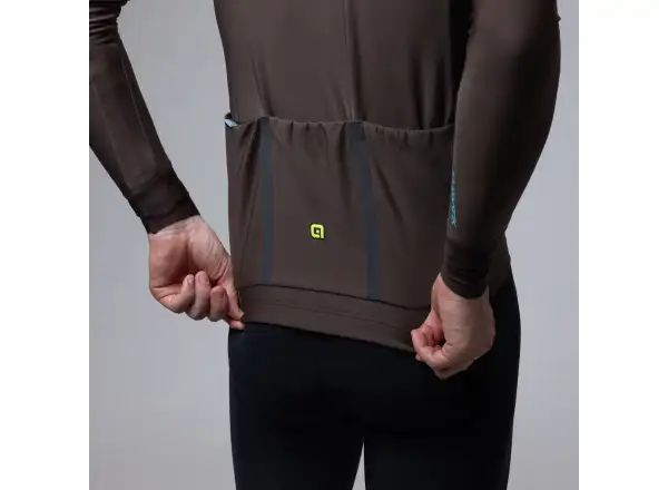 Alé Klimatik K-Idro Herren gefüttertes Fahrradtrikot Coffee