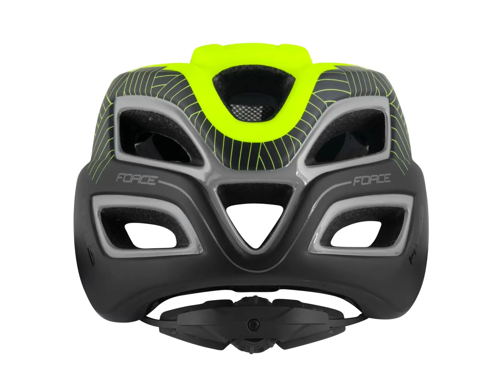 Force Aves MTB Helm neon/schwarz matt