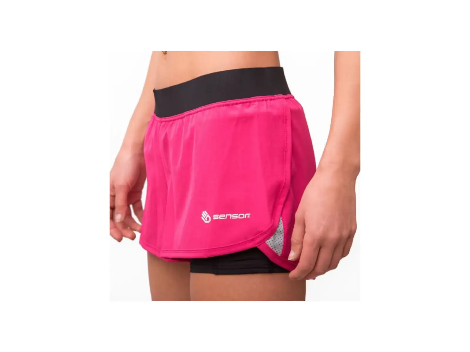 Sensor Trail Damen Shorts Rosa/Schwarz