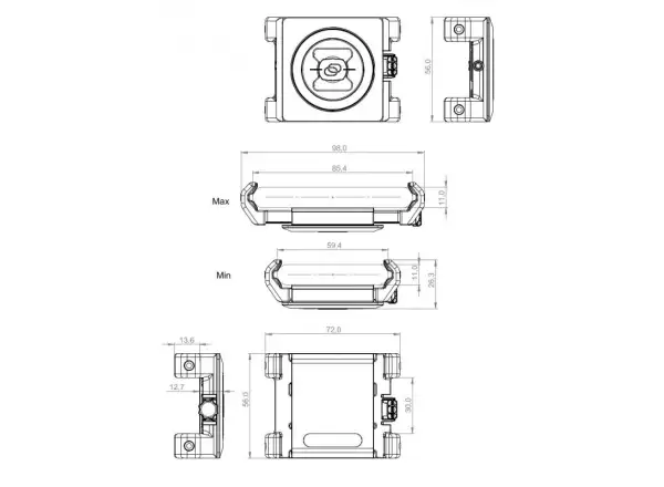 SP Connect Universal Phone Clamp SPC+ Smartphone-Halterung