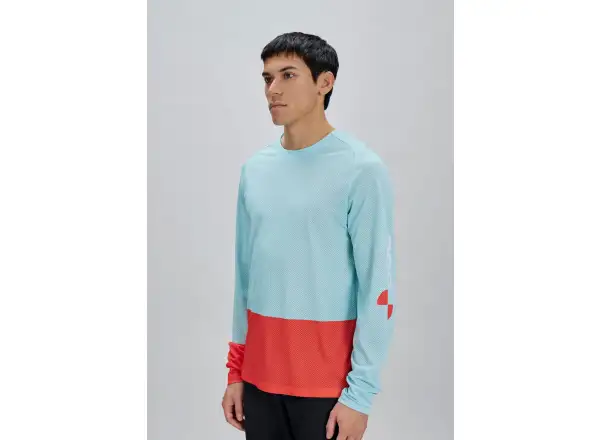 POC Motion Air Herrentrikot Langarm Lazurite Blue/Carnelian Orange