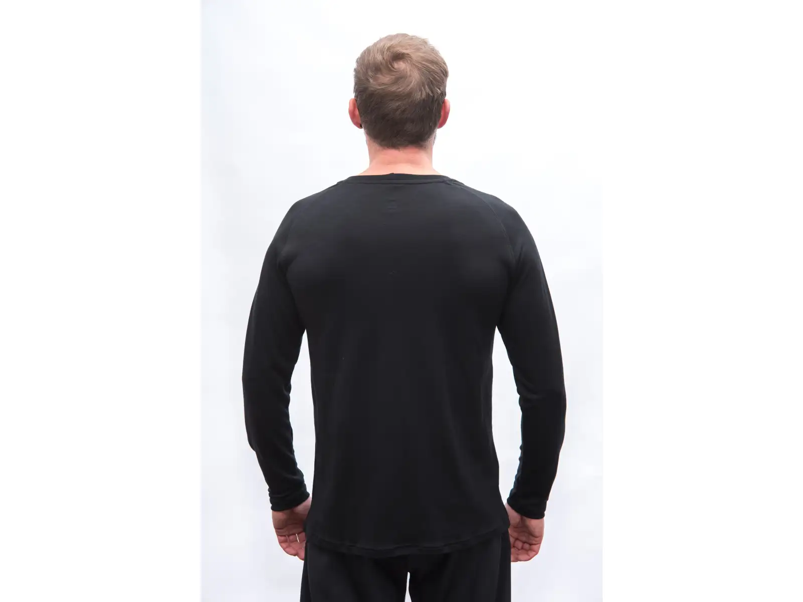 Sensor Merino Blend Elements Herren T-Shirt langarm schwarz