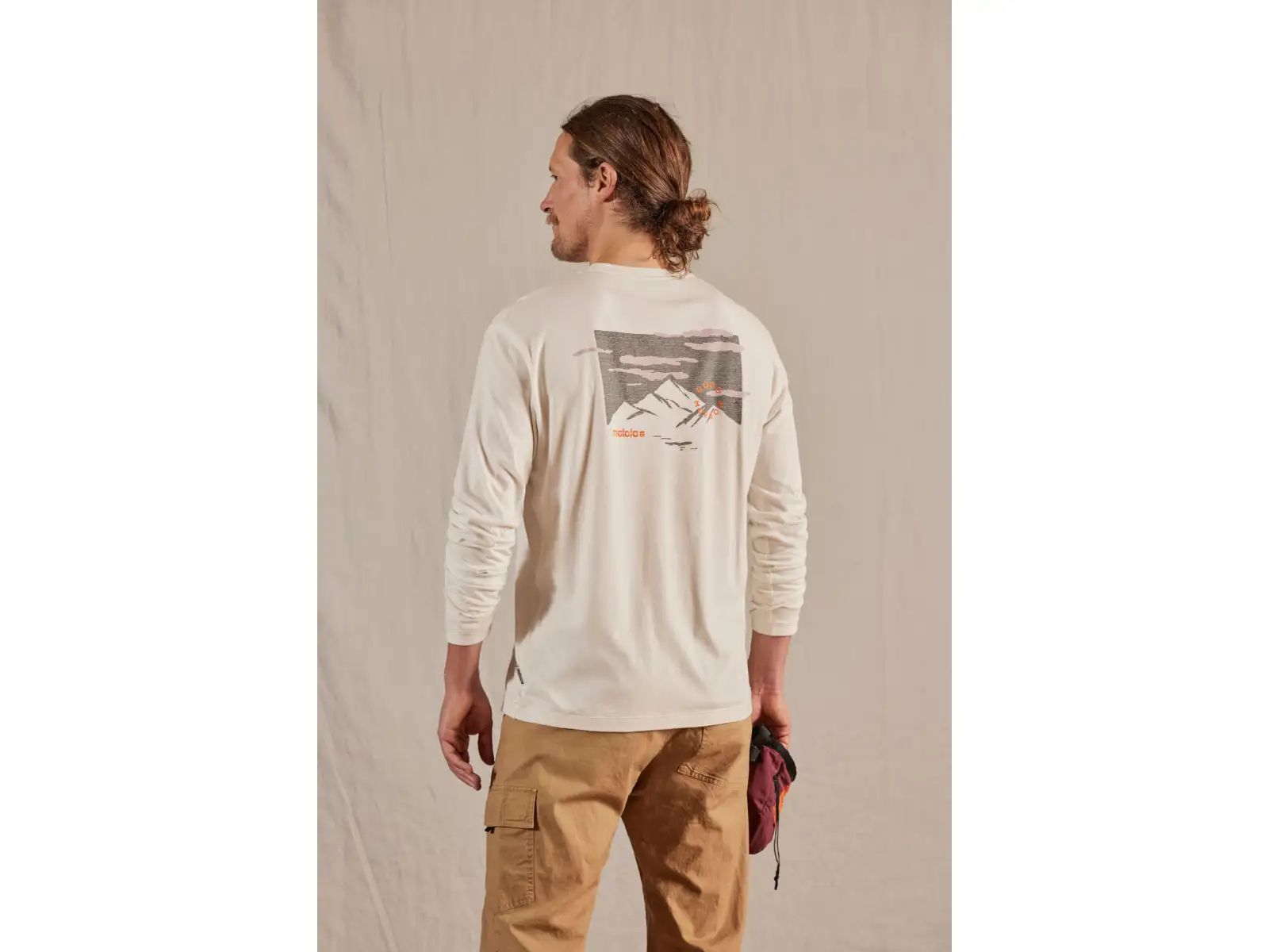 Maloja OllomontM. Herren T-Shirt Glacier Milk