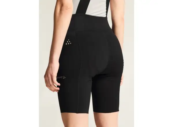 Craft Endur Bib C2 Damen-Shorts mit Polster schwarz