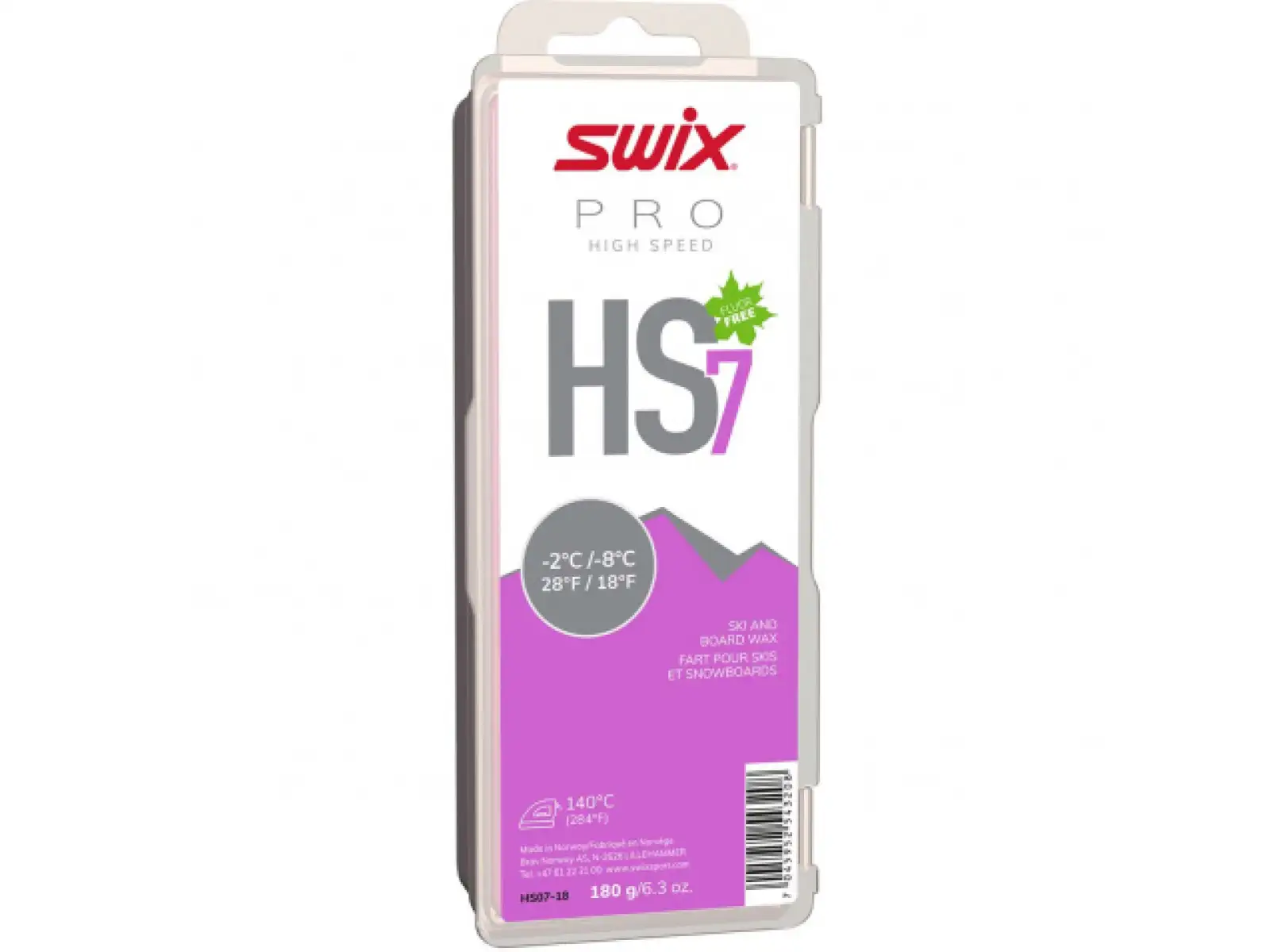 Swix HS07 High Speed Gleitwachs 180 g
