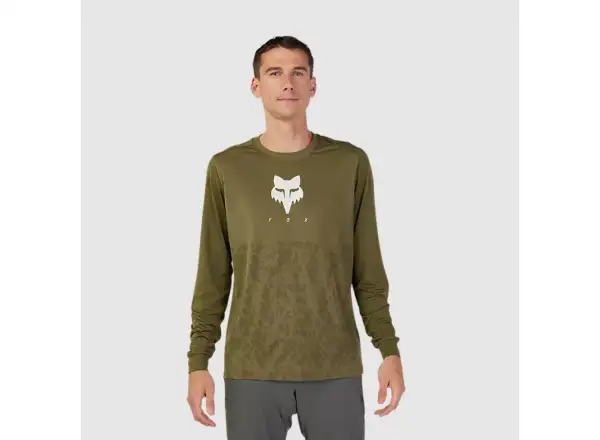 Fox Ranger Tru Dri Herren Langarmtrikot Olive Green