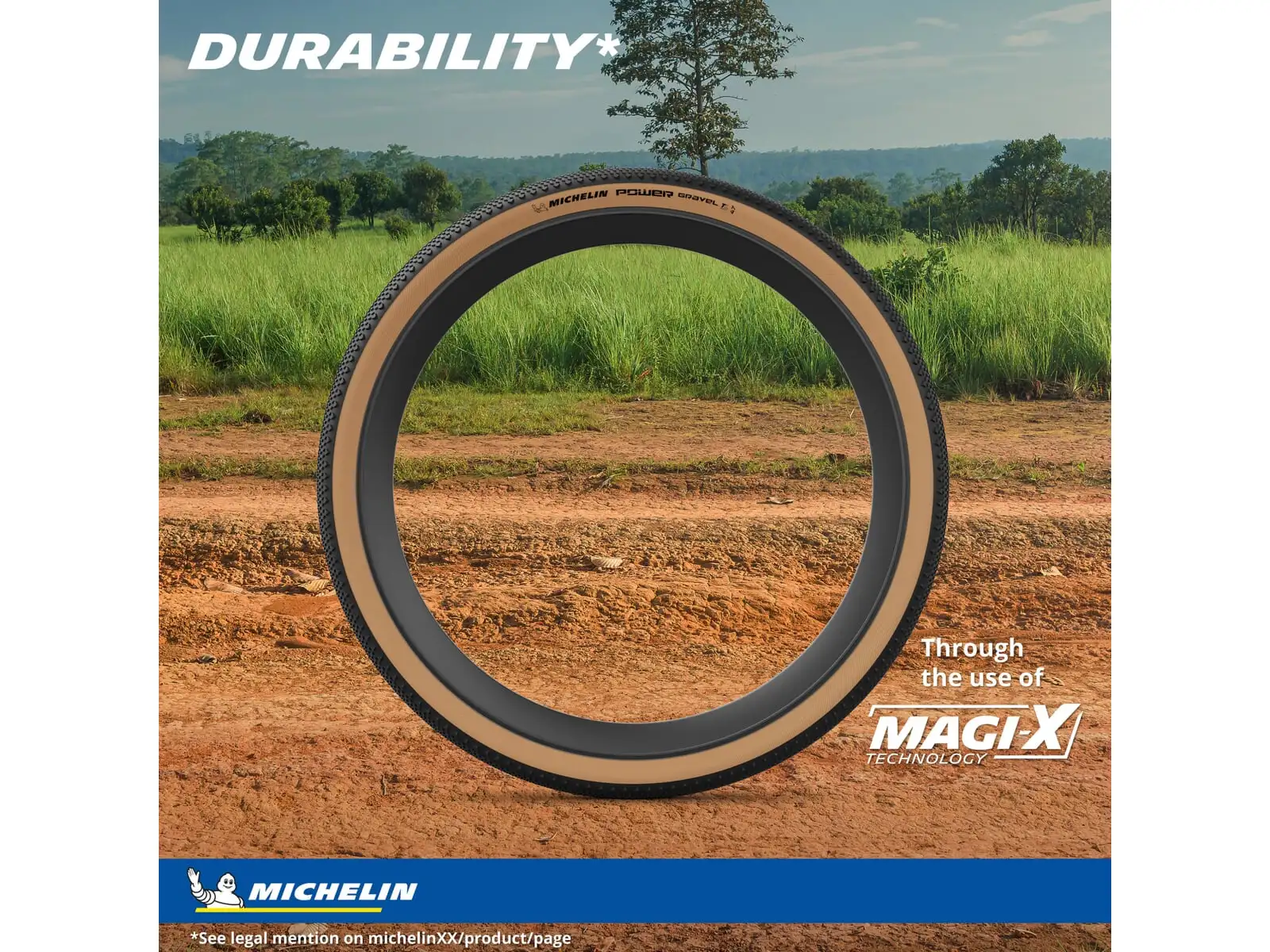 Michelin Power Gravel Wettbewerbslinie 27,5" TS TLR Schotterreifen Schwarz/Klassik