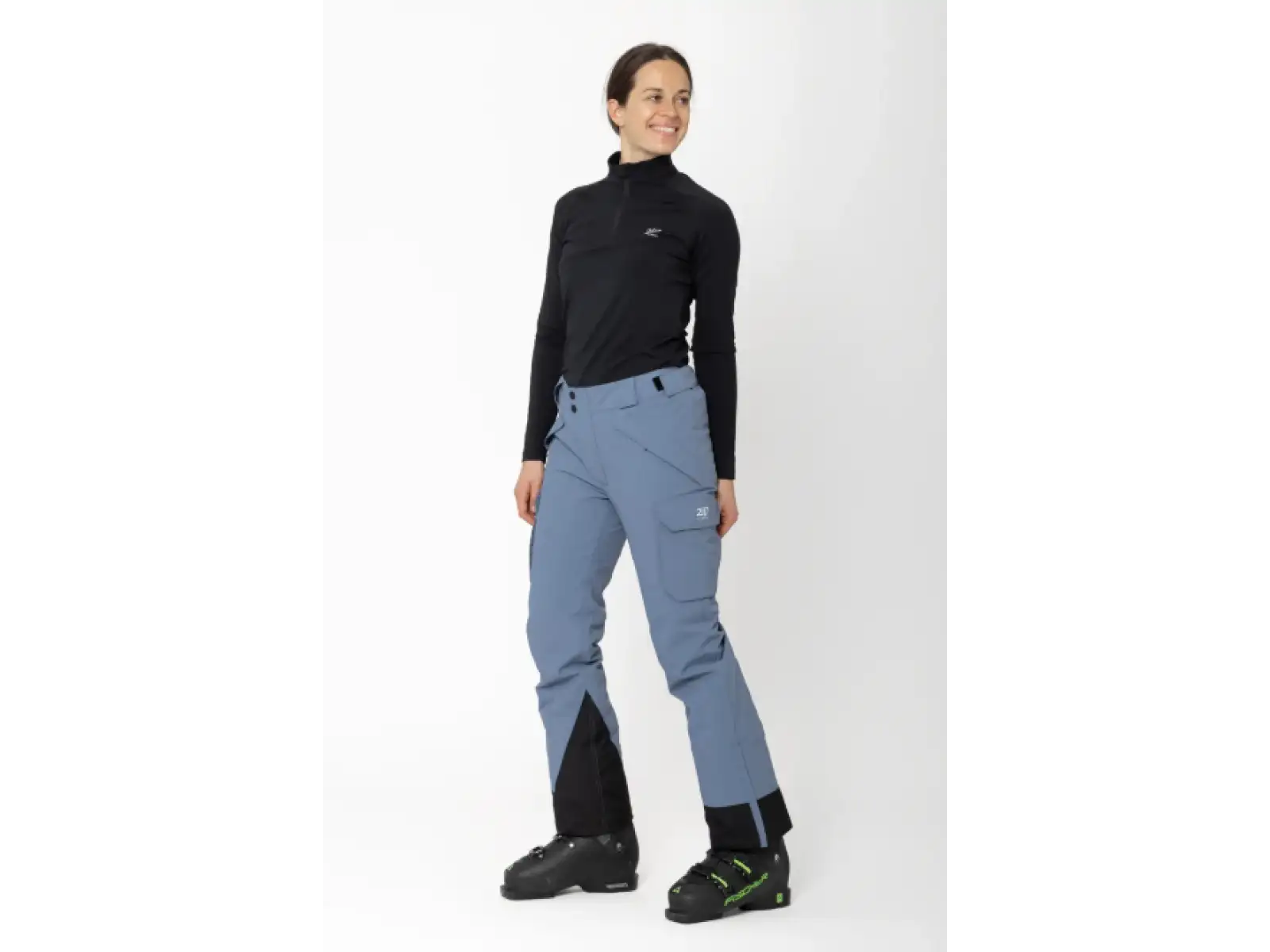 2117 of Sweden Krasse Damen Skihose Dusty Blue