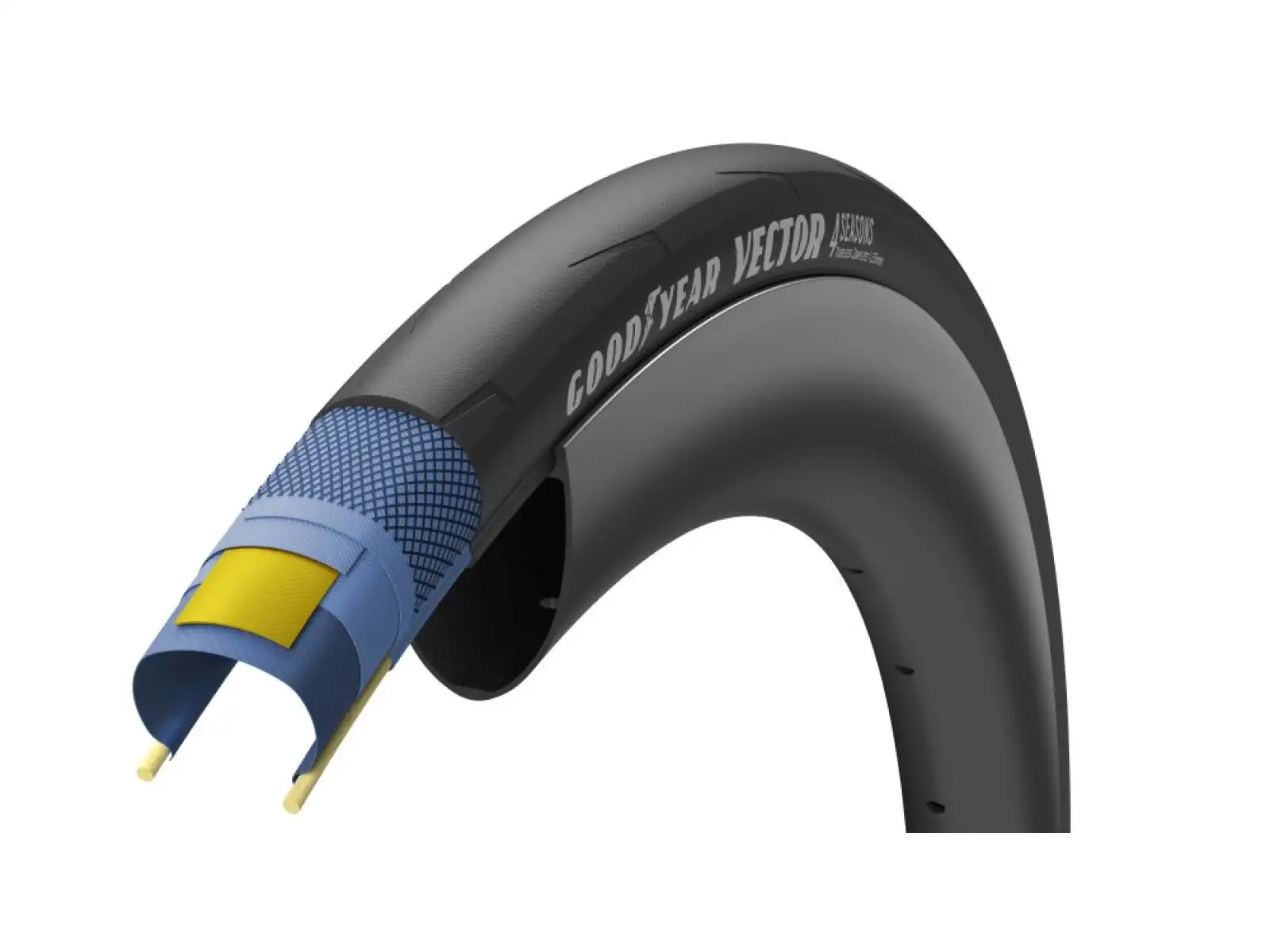 Goodyear Vector 4Seasons Tubeless Komplette Straßenreifen mit Kevlar