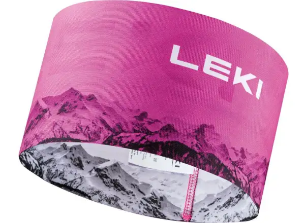 Leki XC Stirnband Neon Pink/Weiß Größe Uni