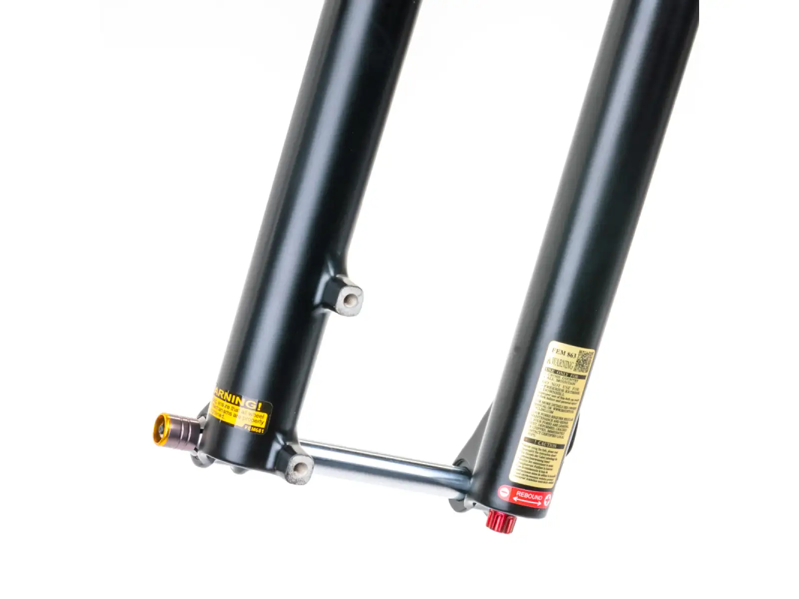 SR Suntour Raidon 32 LO-R 130 mm 27,5" Boost gefederte Gabel in Schwarz.