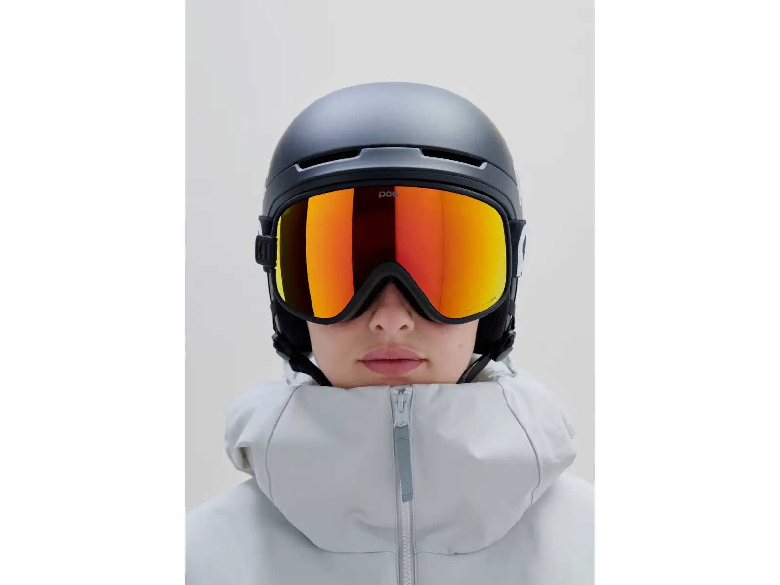 POC Vitrea Mid Skibrille Uranium Black/Partly Sunny Orange