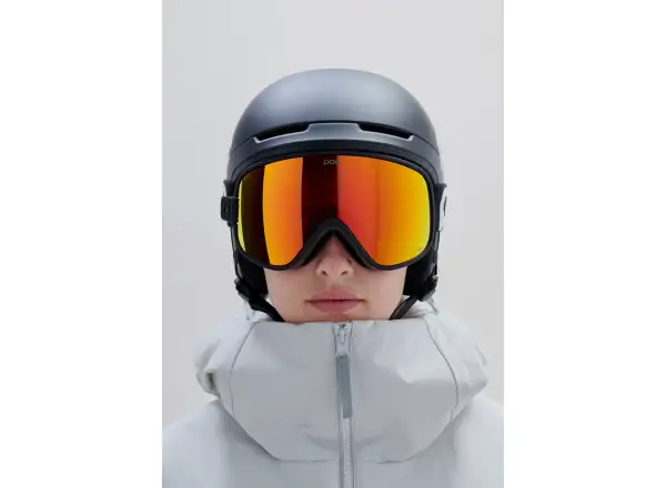 POC Vitrea Mid Skibrille Uranium Black/Partly Sunny Orange