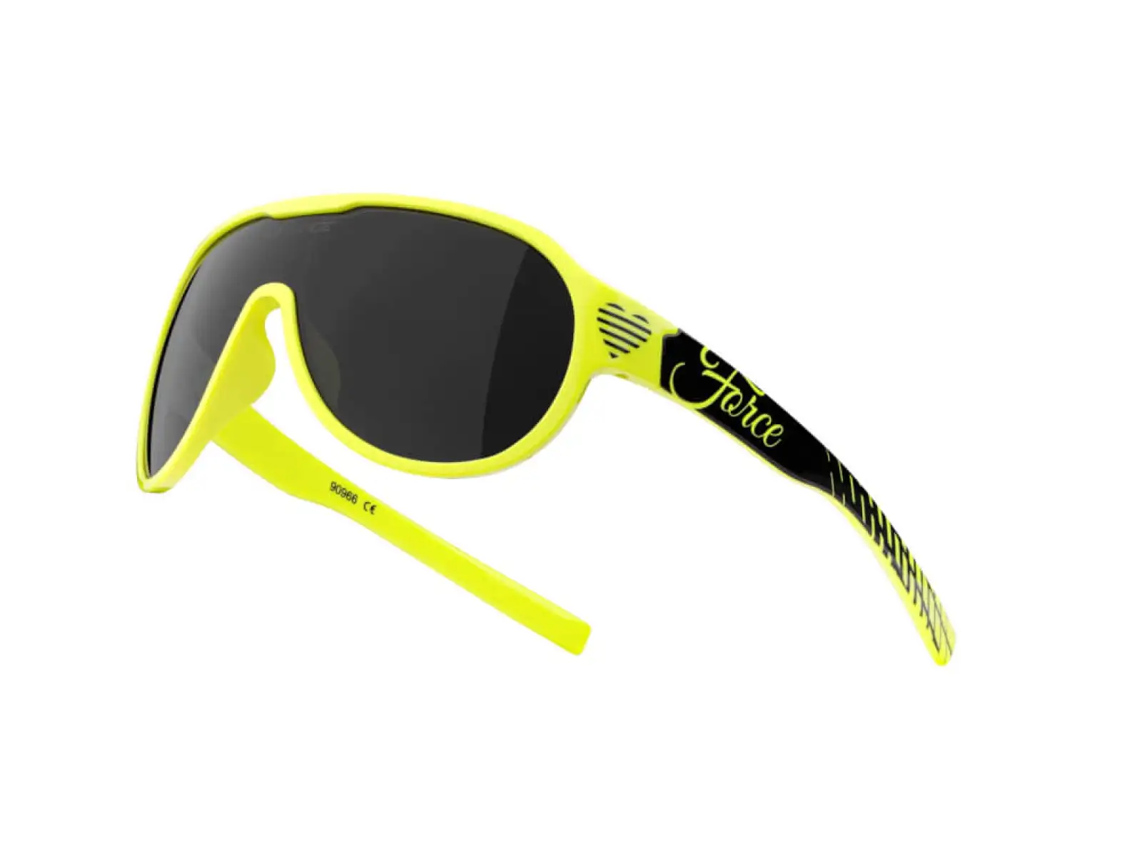 Force Rosie Damen/Junior Brille Fluo/Schwarz/Schwarze Gläser