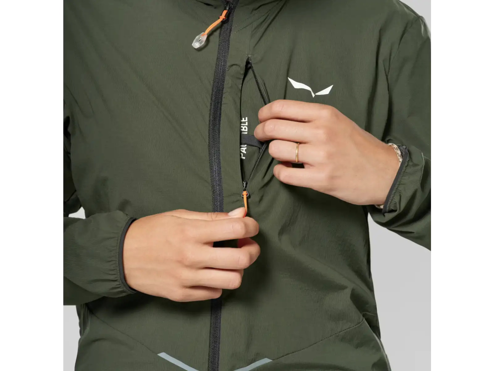 Salewa Pedroc Wind Light Damenjacke Dark Olive
