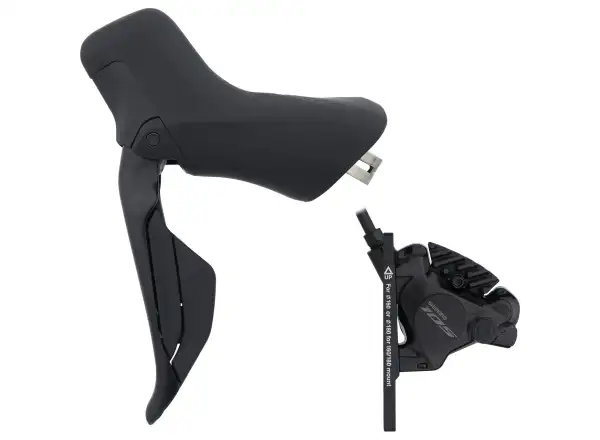 Shimano 105 Di2 BR-R7170 + ST-R7170 Scheibenbremse hinten (rechts), J-kit, Polymer