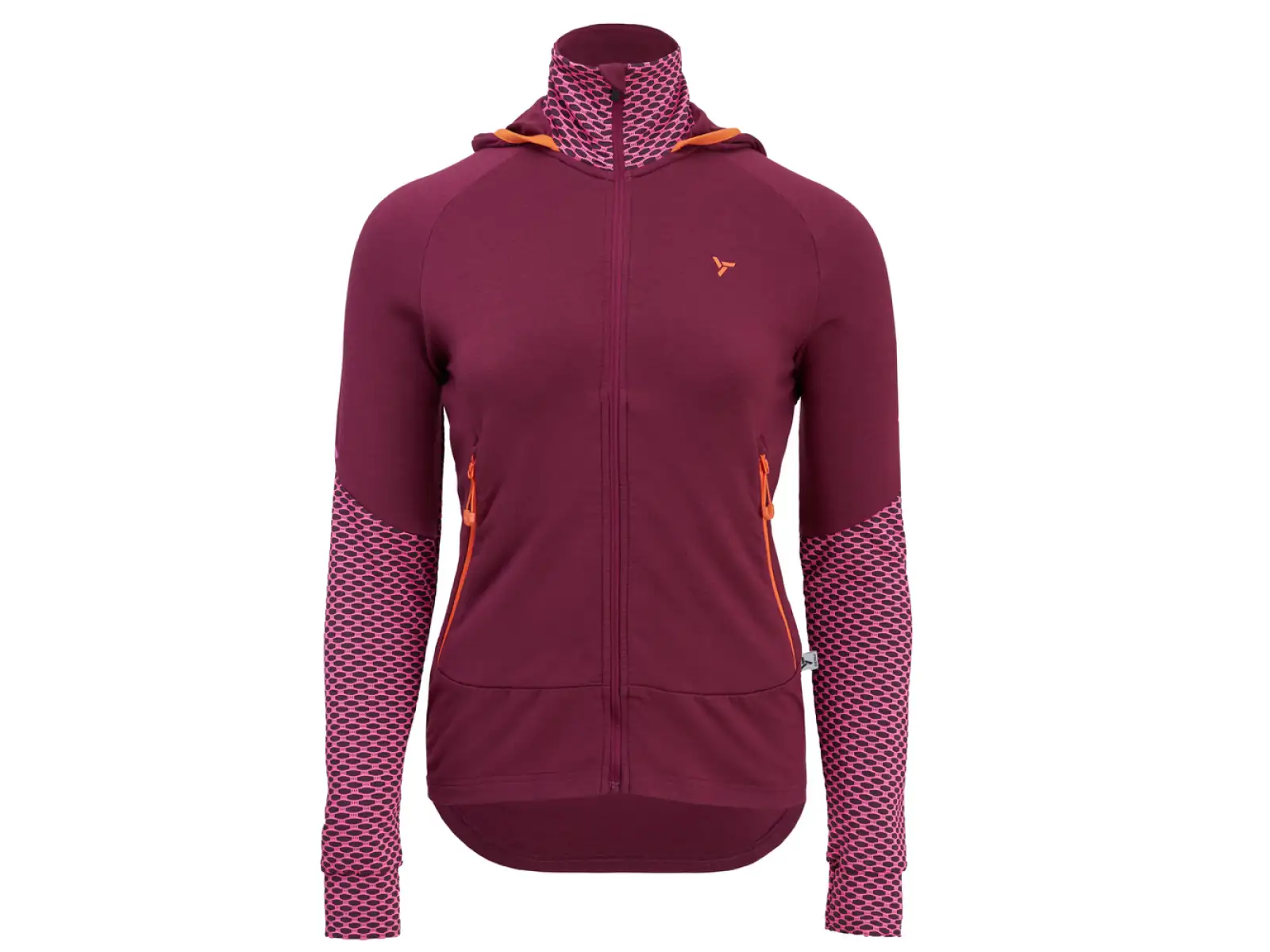 Silvini Artica Damen Hoodie Pflaume/Rosa