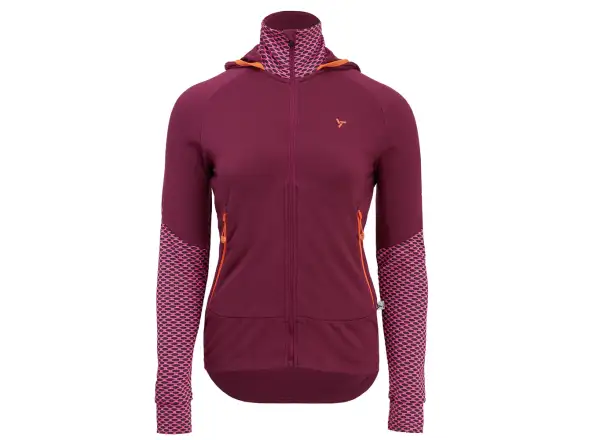 Silvini Artica Damen Hoodie Pflaume/Rosa