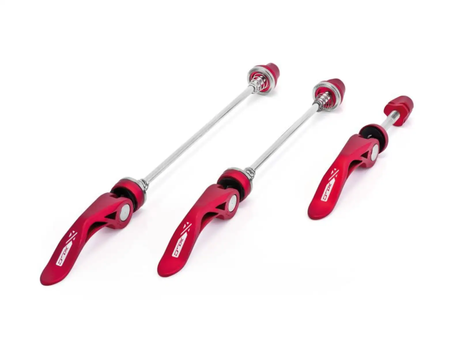 XLC QR-L05 Colour-Edition Schnellspanner-Set rot