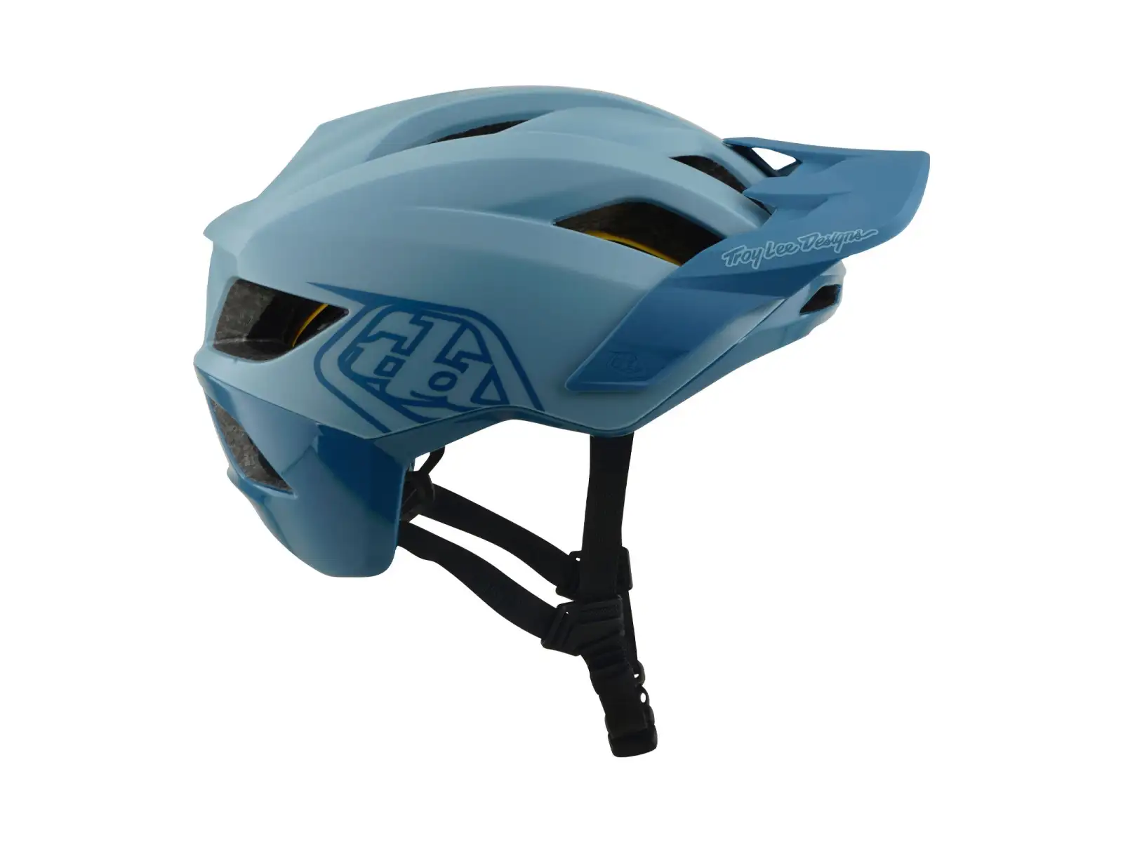 Troy Lee Designs Flowline MIPS Helm Point Dawn Blue/Sapphire