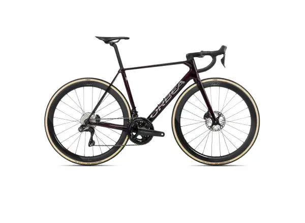 Orbea ORCA M20iLTD PWR Rennrad Wine Red-Titanium