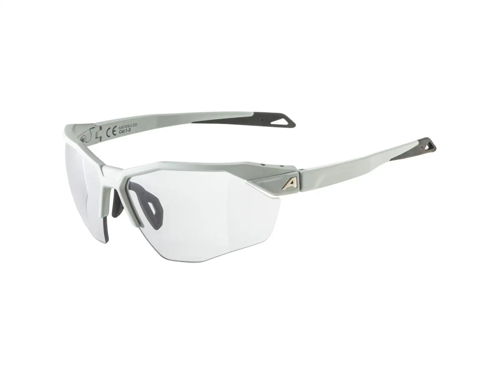 Alpina Twist Six S HR V Brille Smoke Grey Matt