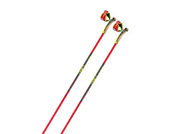 Leki HRC Marathon Laufstöcke leuchtend rot/neongelb/schwarz