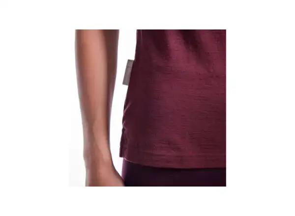 Sensor Merino Air PT Hills Damen T-Shirt Kurzarm Port Red