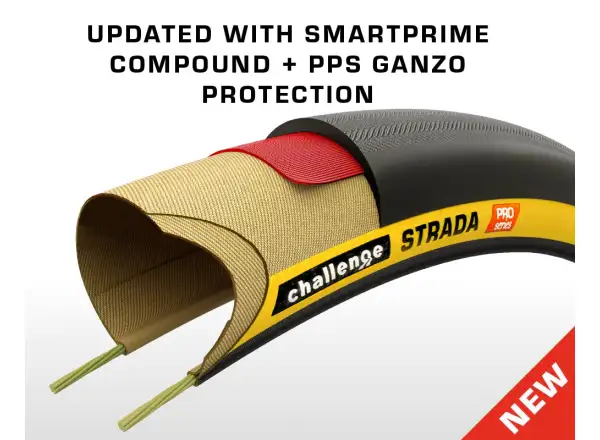 Challenge Strada Pro TLR Easy Fit 700x32 Reifen schwarz/tan