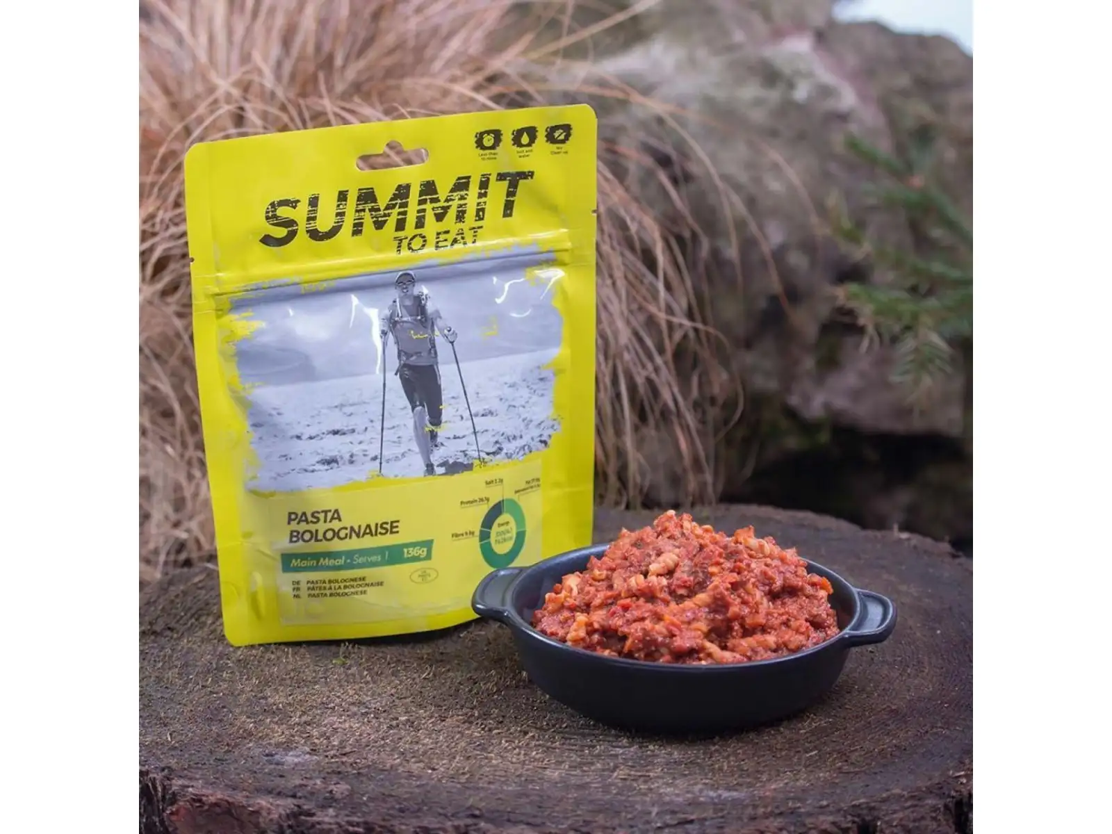 Summit To Eat dehydriertes Mahlzeit Bolognese-Nudeln 130 g