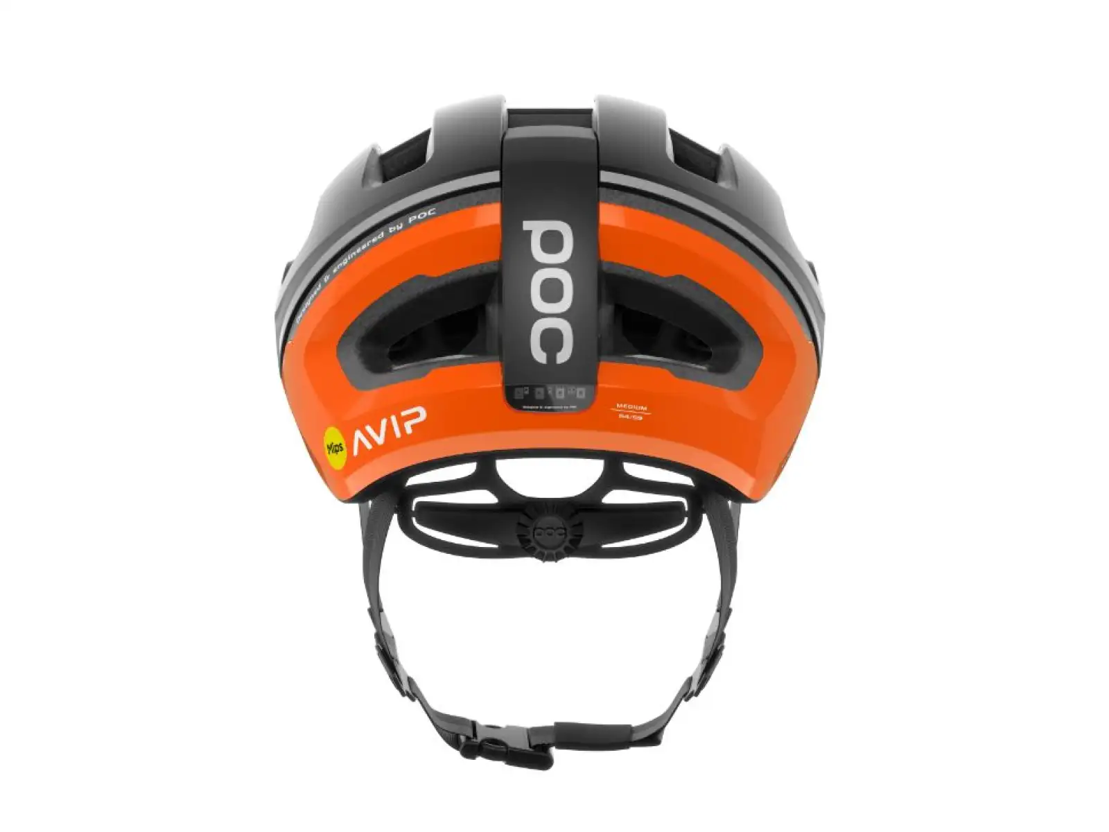 POC Omne Beacon MIPS Fahrradhelm Fluorescent Orange AVIP/Uranium Black Matt