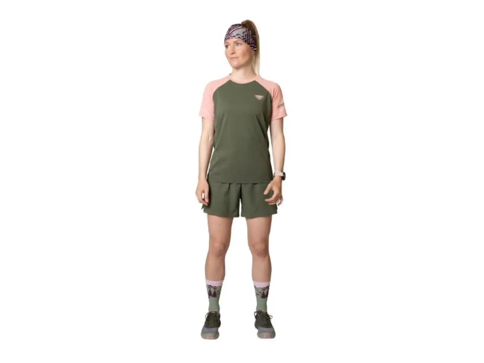 Dynafit Alpine Pro 2in1 Damen-Laufshorts Thymian