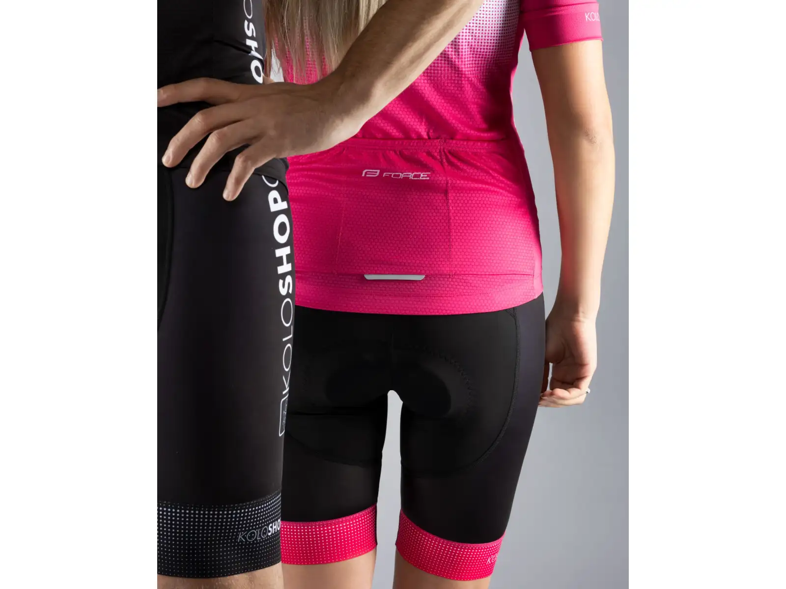 Koloshop Force Damen Shorts mit Einlage und Träger Lady Rosa