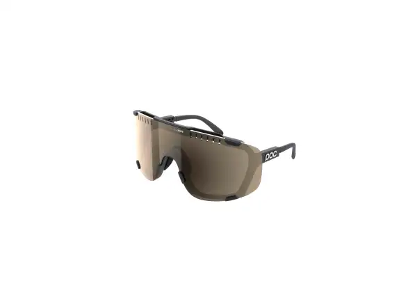 POC Devour + Sonnenbrille Uranium Black/Clarity Trail/Partly Sunny Silver
