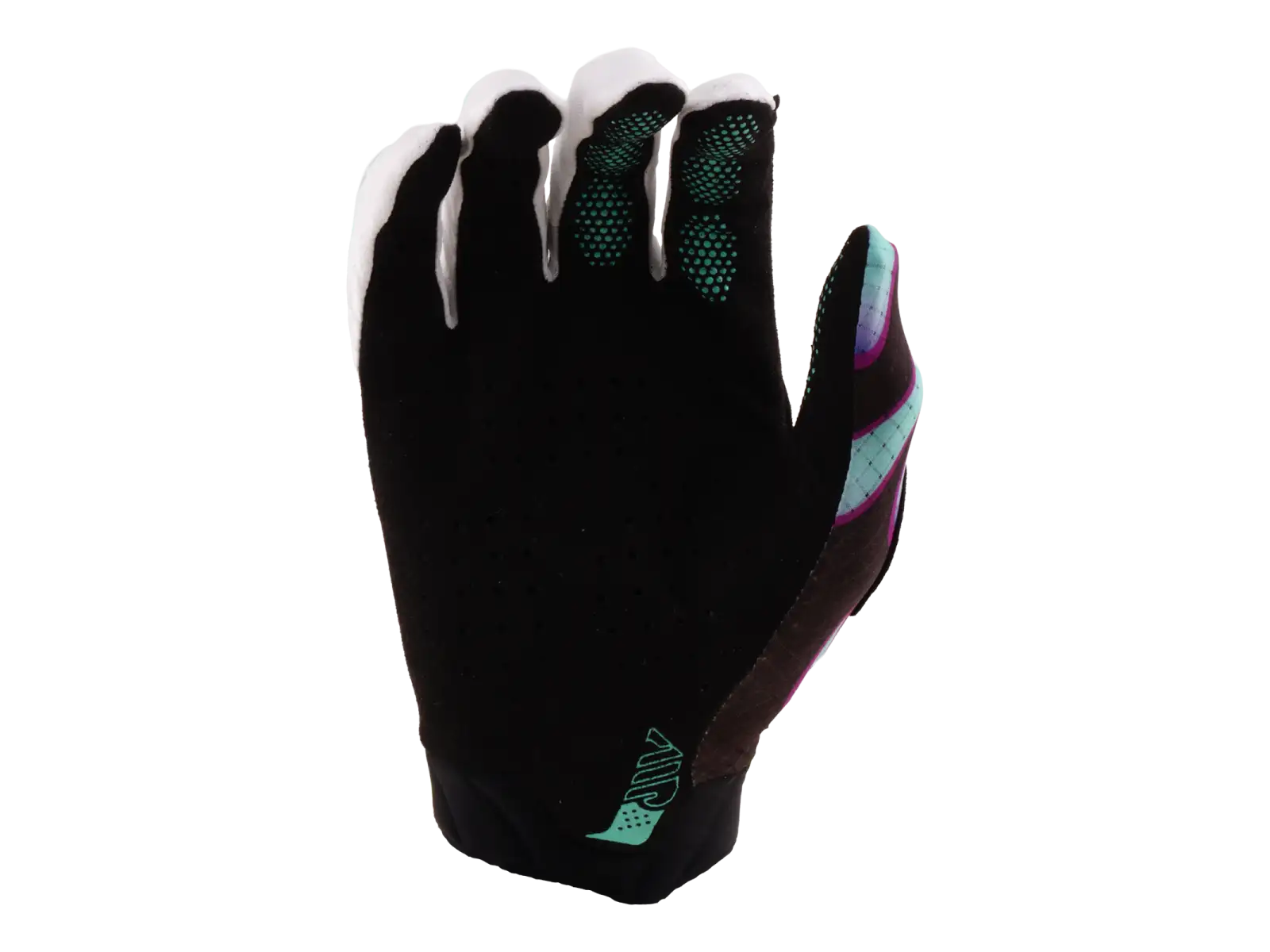 Troy Lee Designs Air Mono Handschuhe Overspray Black/Real Teal