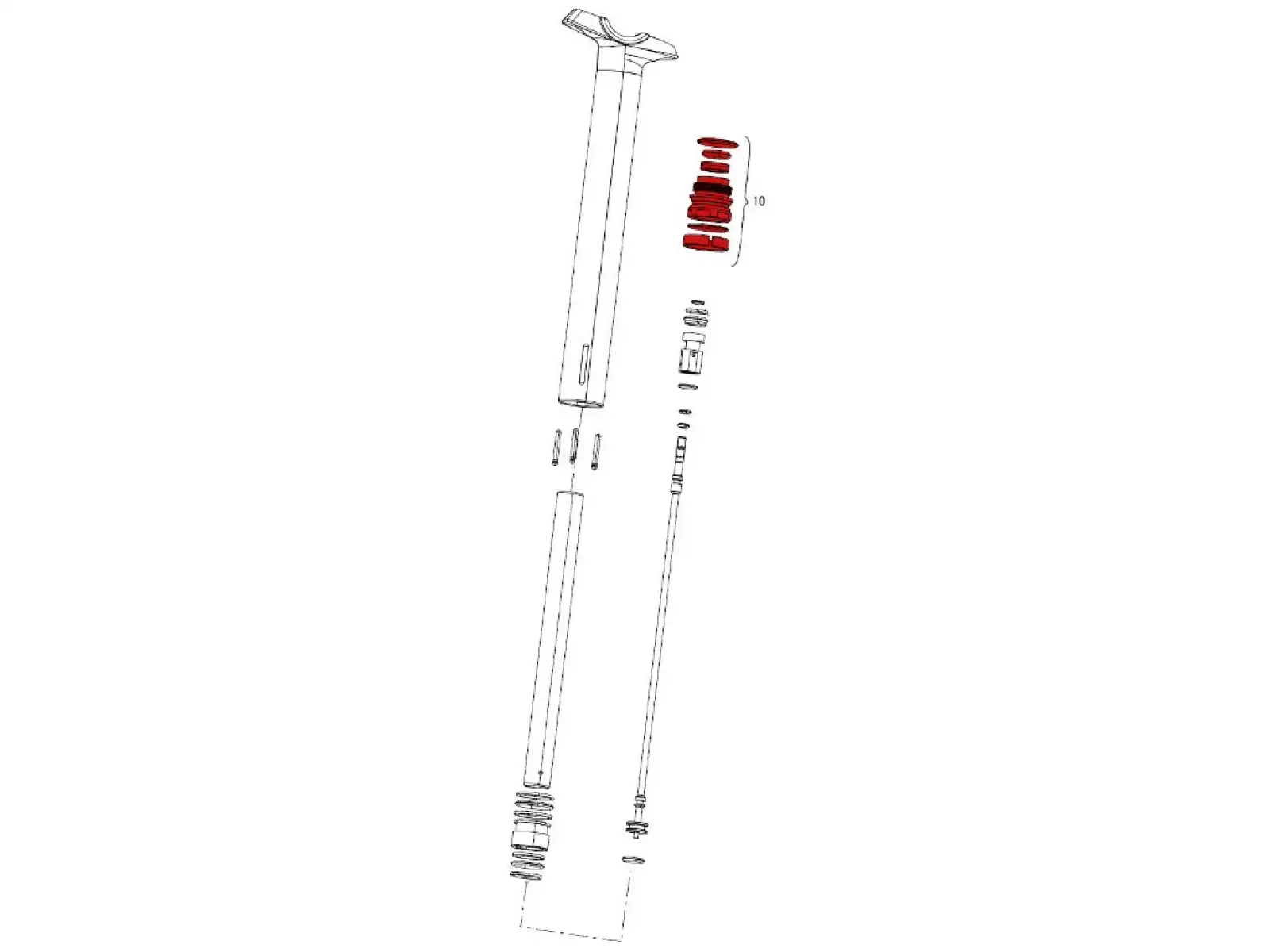 Rock Shox Inner Seal Head für Reverb Stealth Sattelstütze