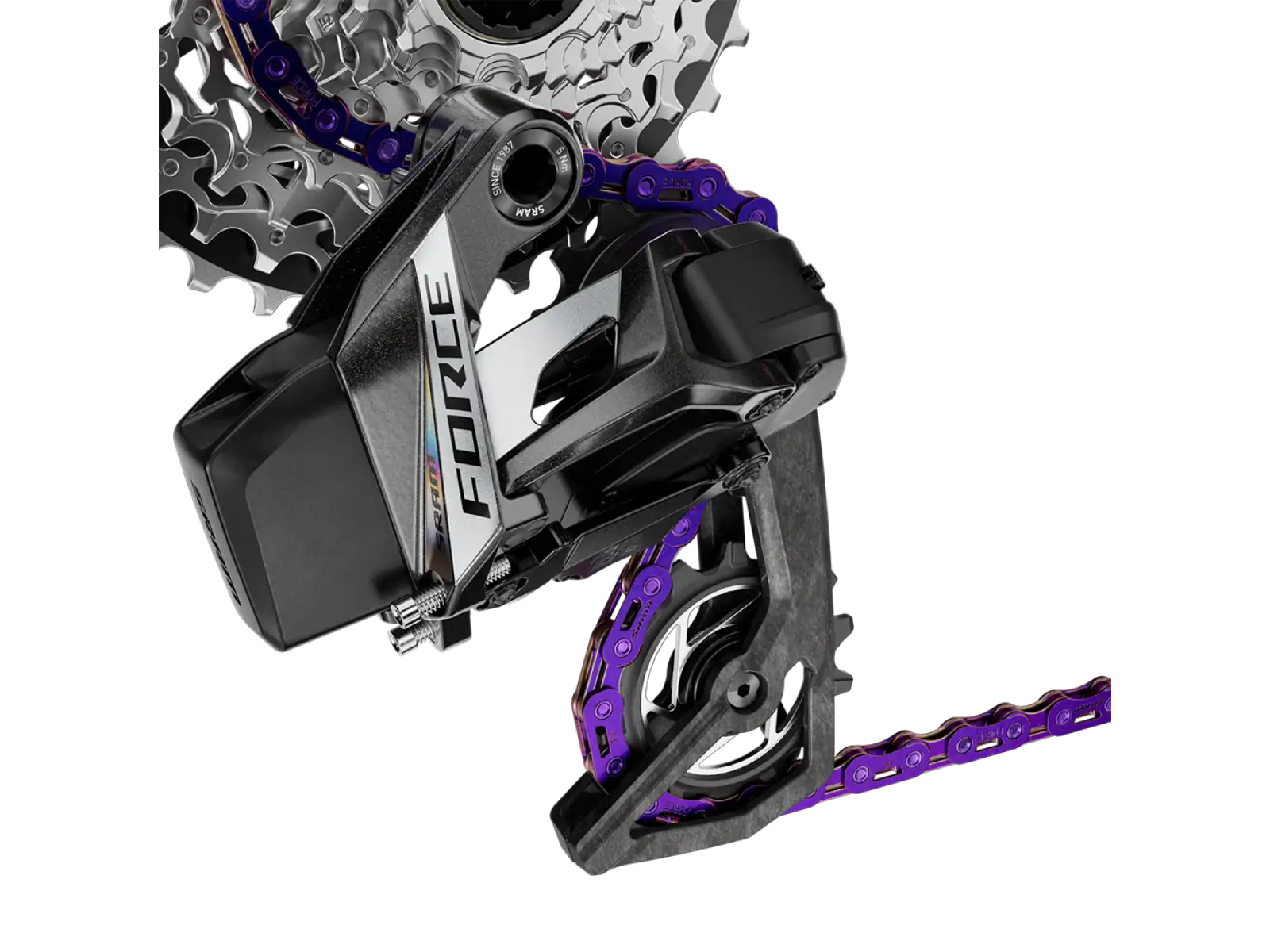 SRAM Kette – Force E1 Flattop 126 Glieder Lila