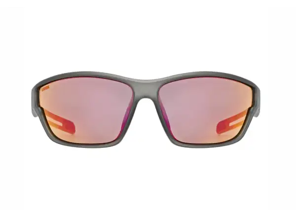 Uvex Sportstyle 806 Brille Smoke Matt/Mirror Red