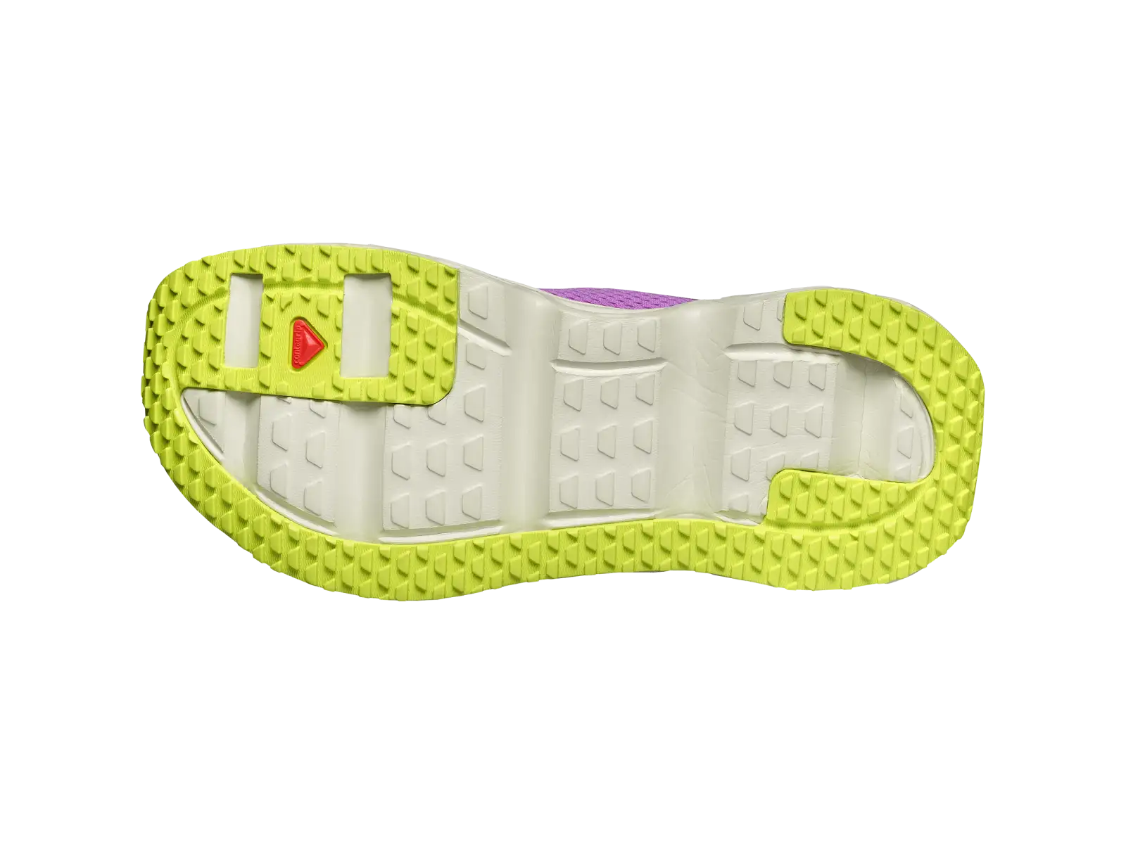 Salomon Reelax Slide 6.0 Damenpantoffeln Iris Orchid/Asparsgud Green/Acid Lime