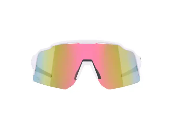 Force Strive Brille weiß/rosa Spiegelglas