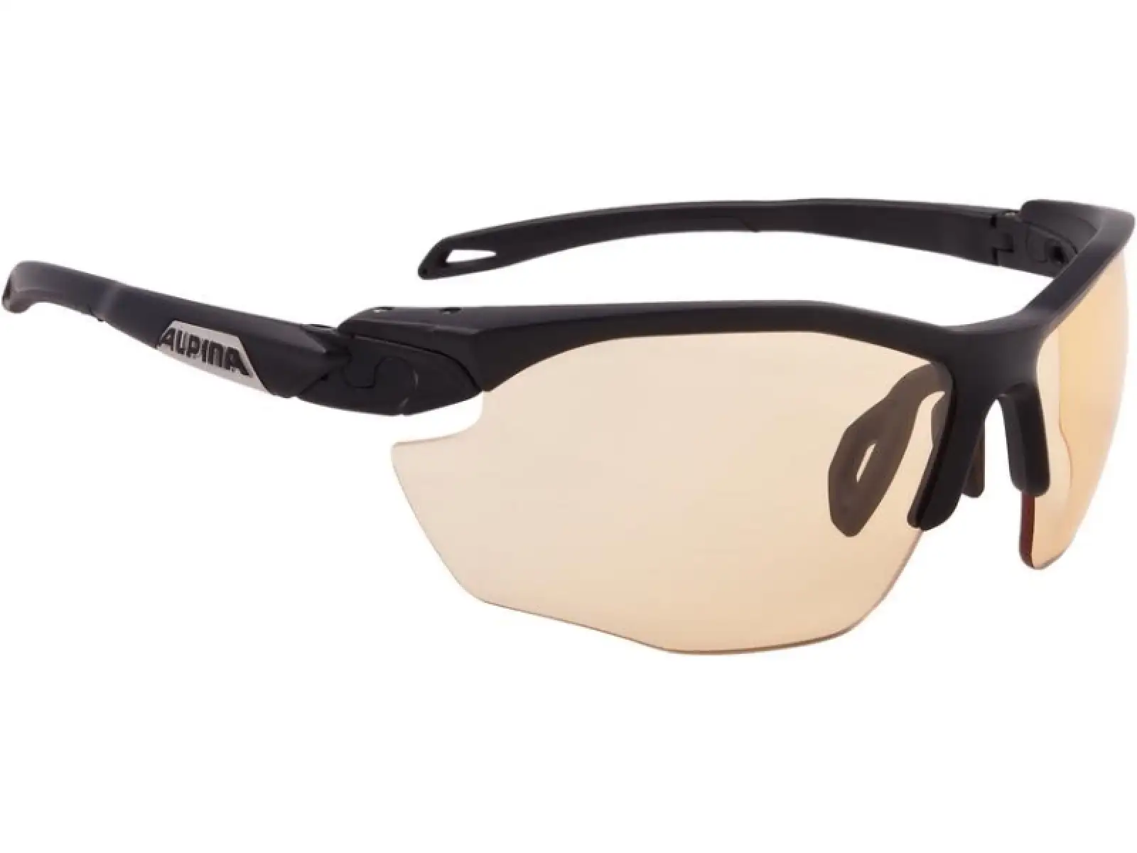 Alpina Twist Five HR VL+ Brille Black Matt