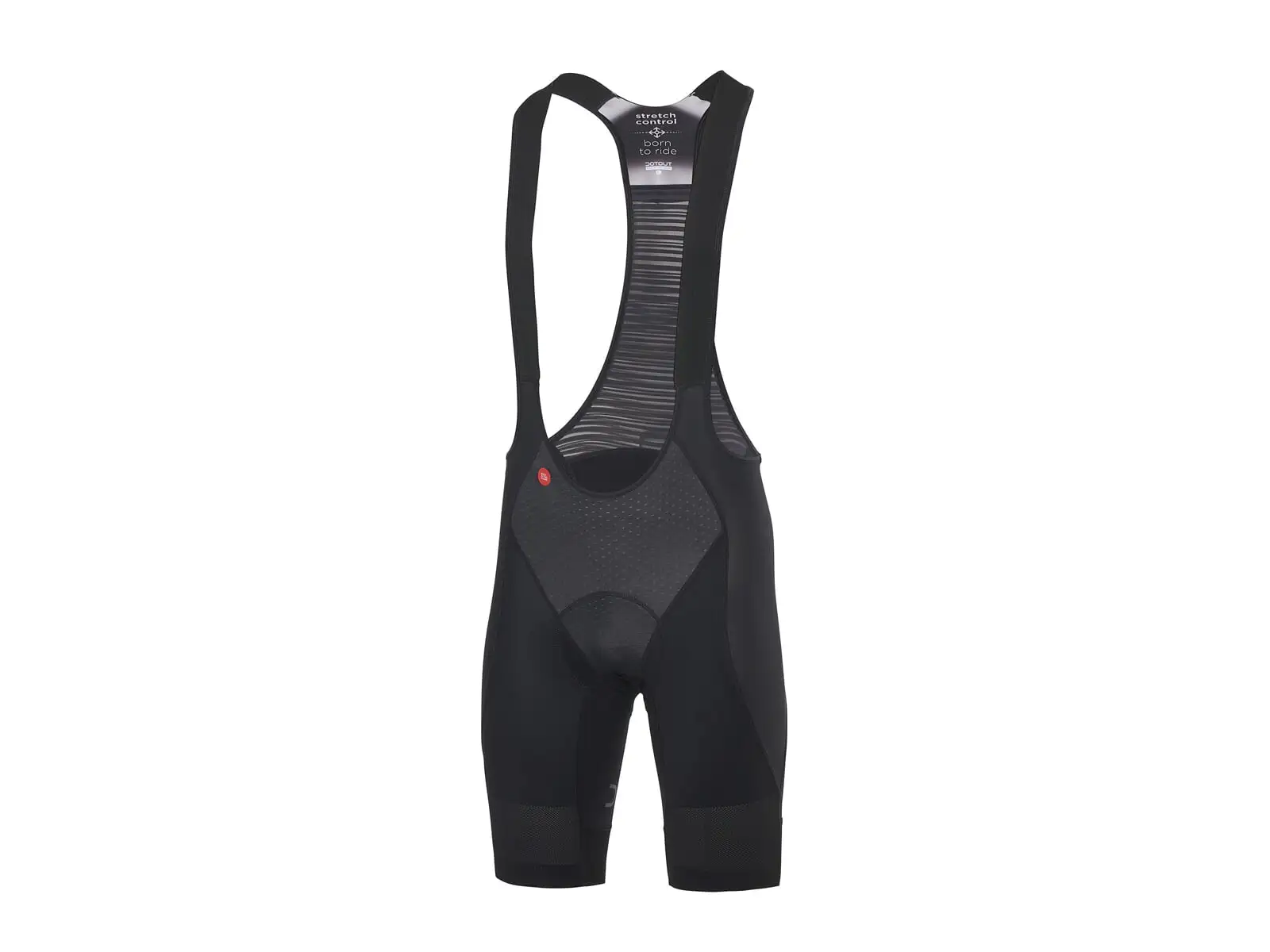 Dotout Stretch Control Herren Shorts mit Polsterung und Latz Schwarz