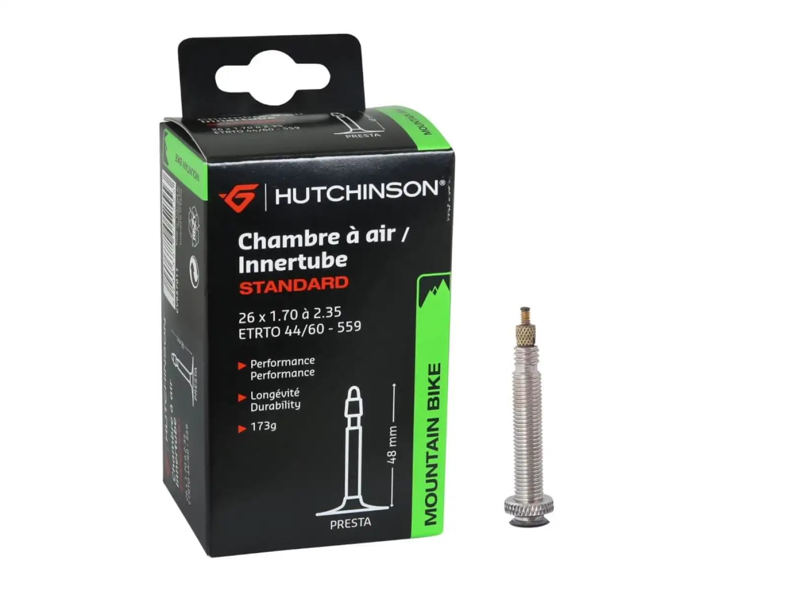 Hutchinson Standard MTB Schlauch 26x1,70-2,35" Autoventil 48 mm