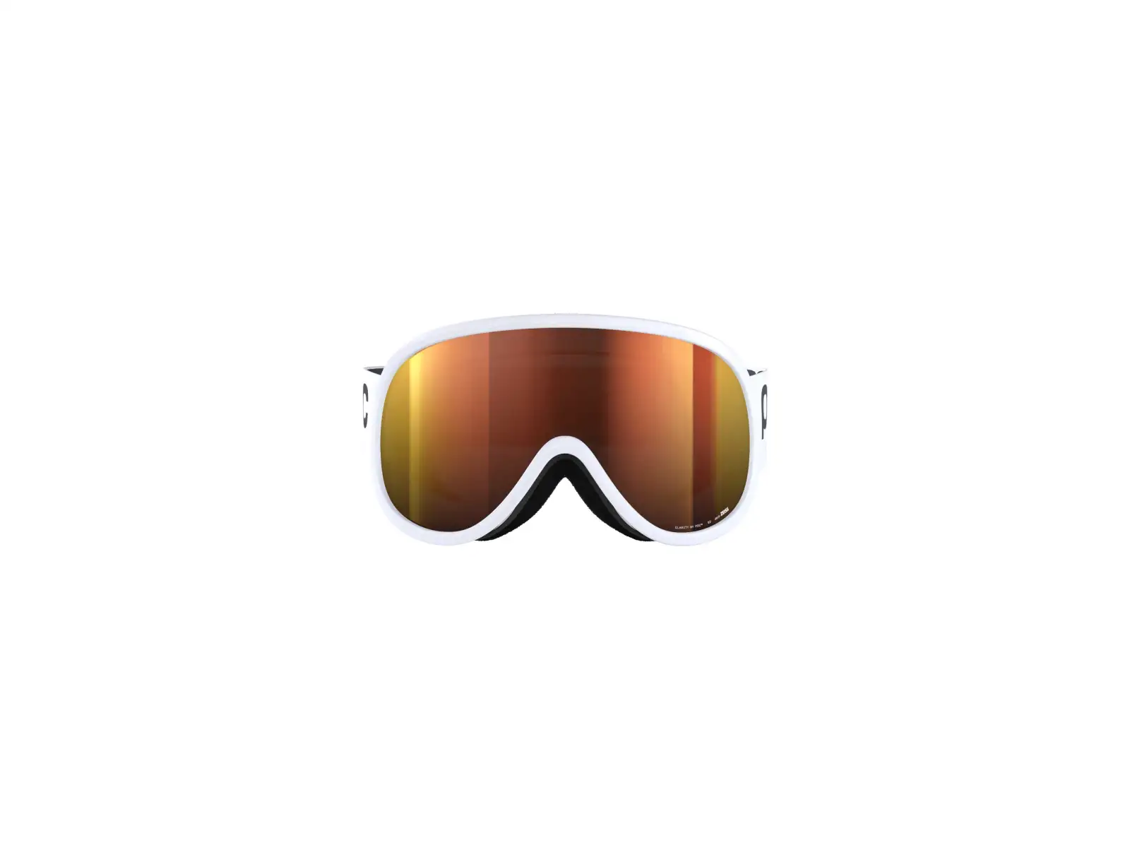 POC Retina Mid WF Skibrille Hydrogen White/Partly Sunny Orange
