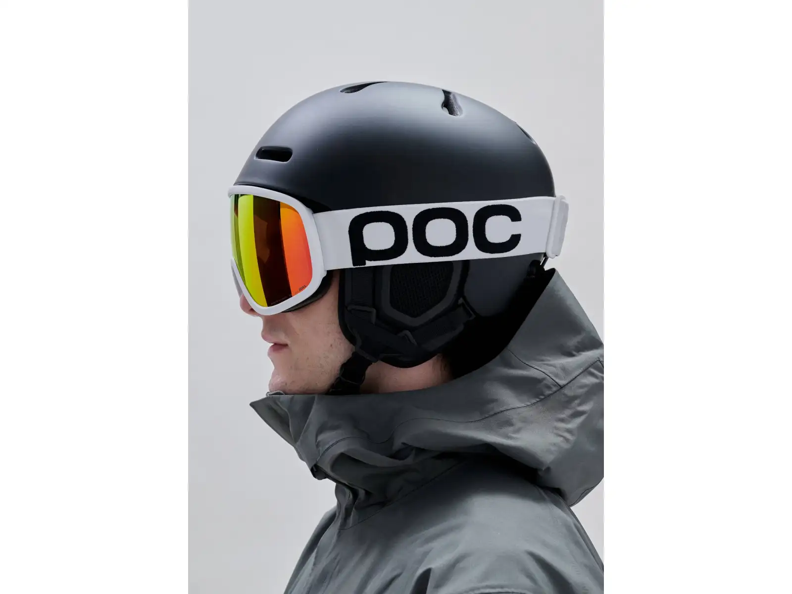 POC Tarsal Skibrille Hydrogen White/Partly Sunny Orange