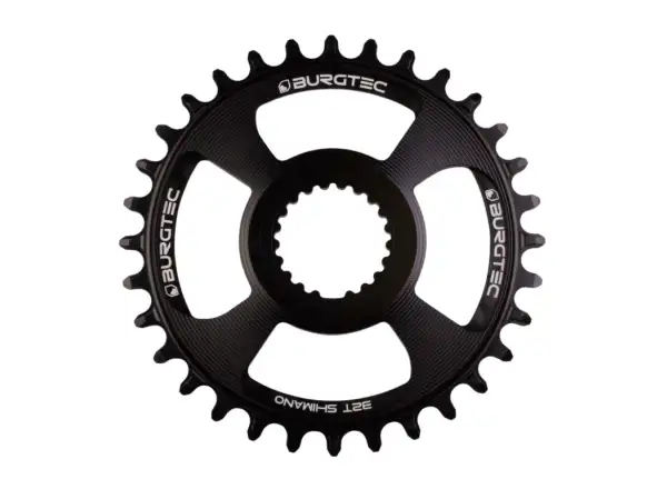 Burgtec Thick Thin DM Shimano Kettenblatt 32 Zähne Schwarz