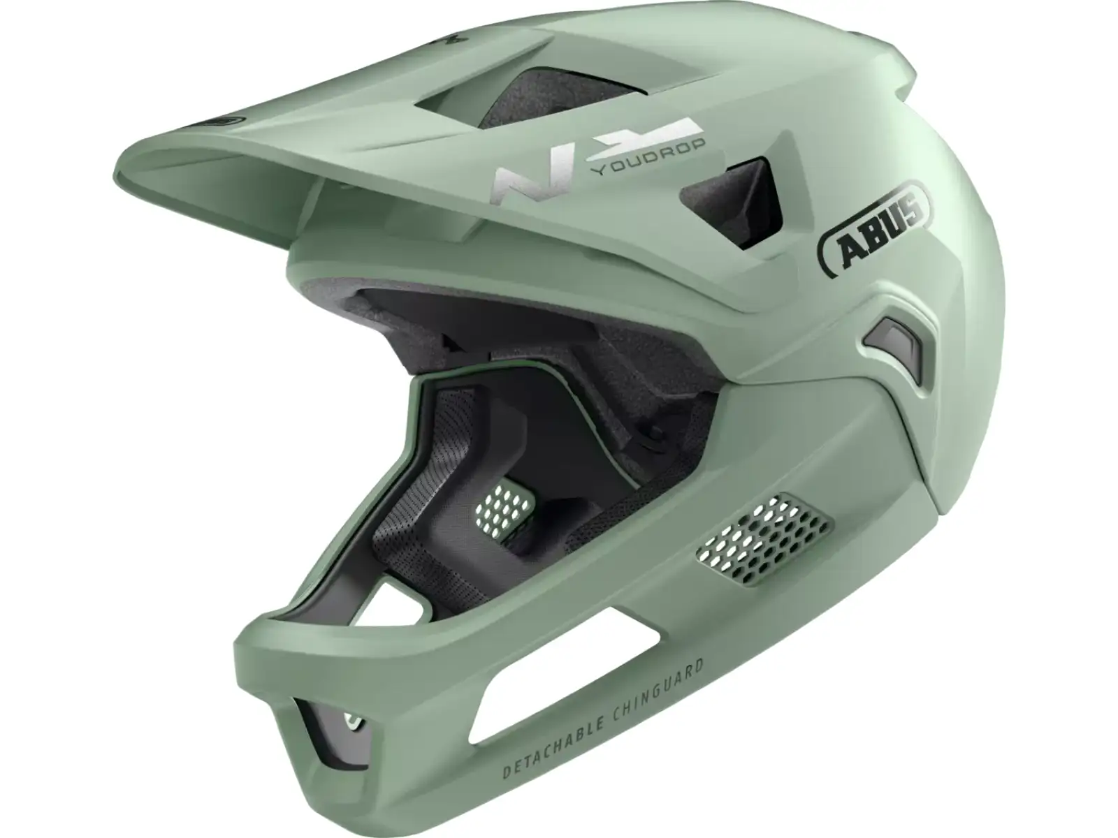 Abus YouDrop FF Kinderhelm Mist Green